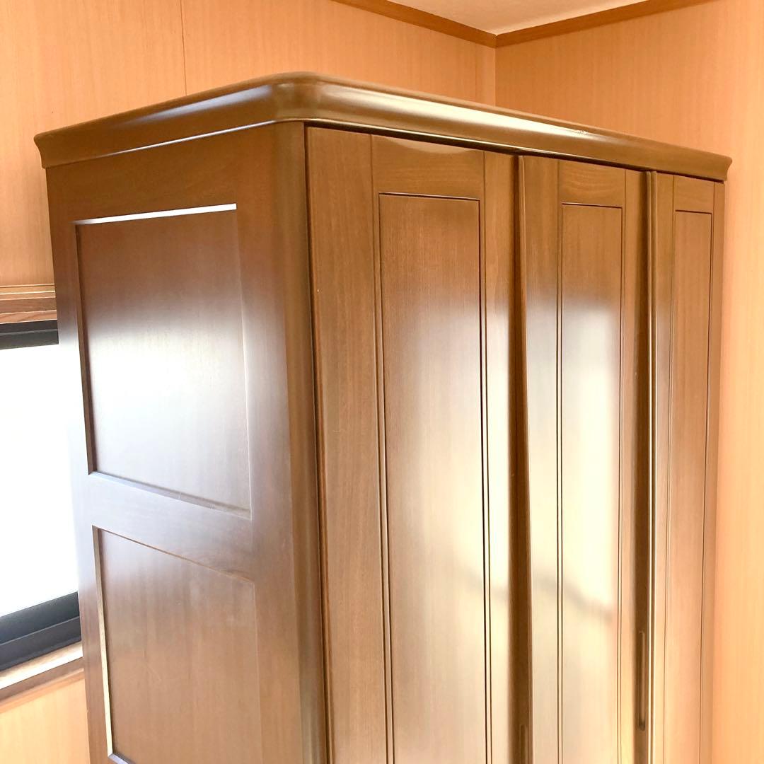 クスノキ 洋服タンス 3枚扉 家具 箪笥 天然木 楠③