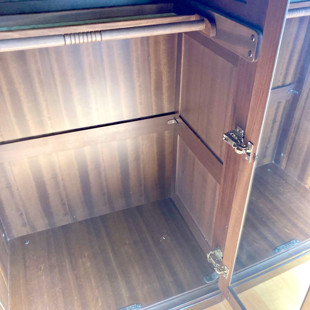 クスノキ 洋服タンス 3枚扉 家具 箪笥 天然木 楠③