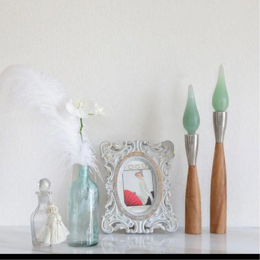 オーストリッチ　フェザー　羽　6本　鳥の羽　オーストリッチフェザー　ウェディング