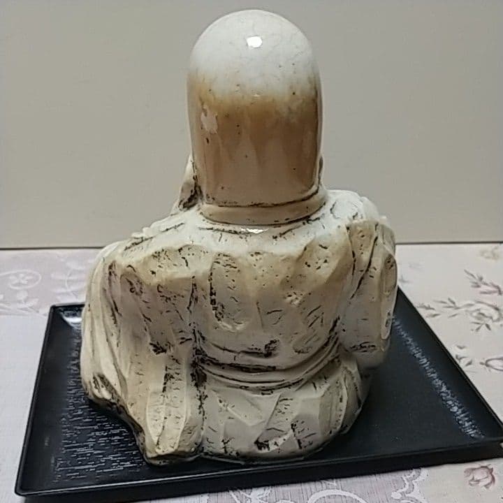 福祿寿 中国美術 高さ16cm　石彫刻　置物　古美術　骨董品