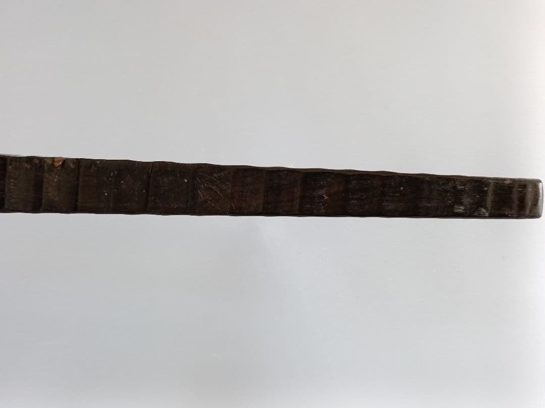 昭和名工佐久本盛信作写西平開鐘型三線　八重山黒木四つ割り物