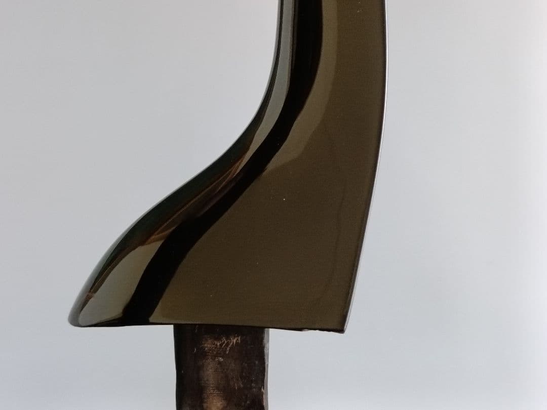 昭和名工佐久本盛信作写西平開鐘型三線　八重山黒木四つ割り物