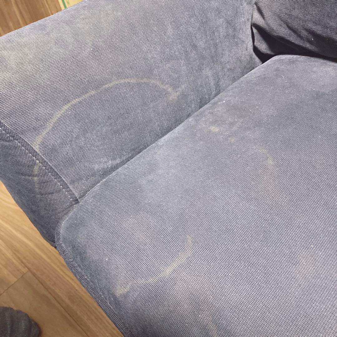 ニトリ　ソファ　Nパック NVY ネイビー　ファブリック　2人掛け