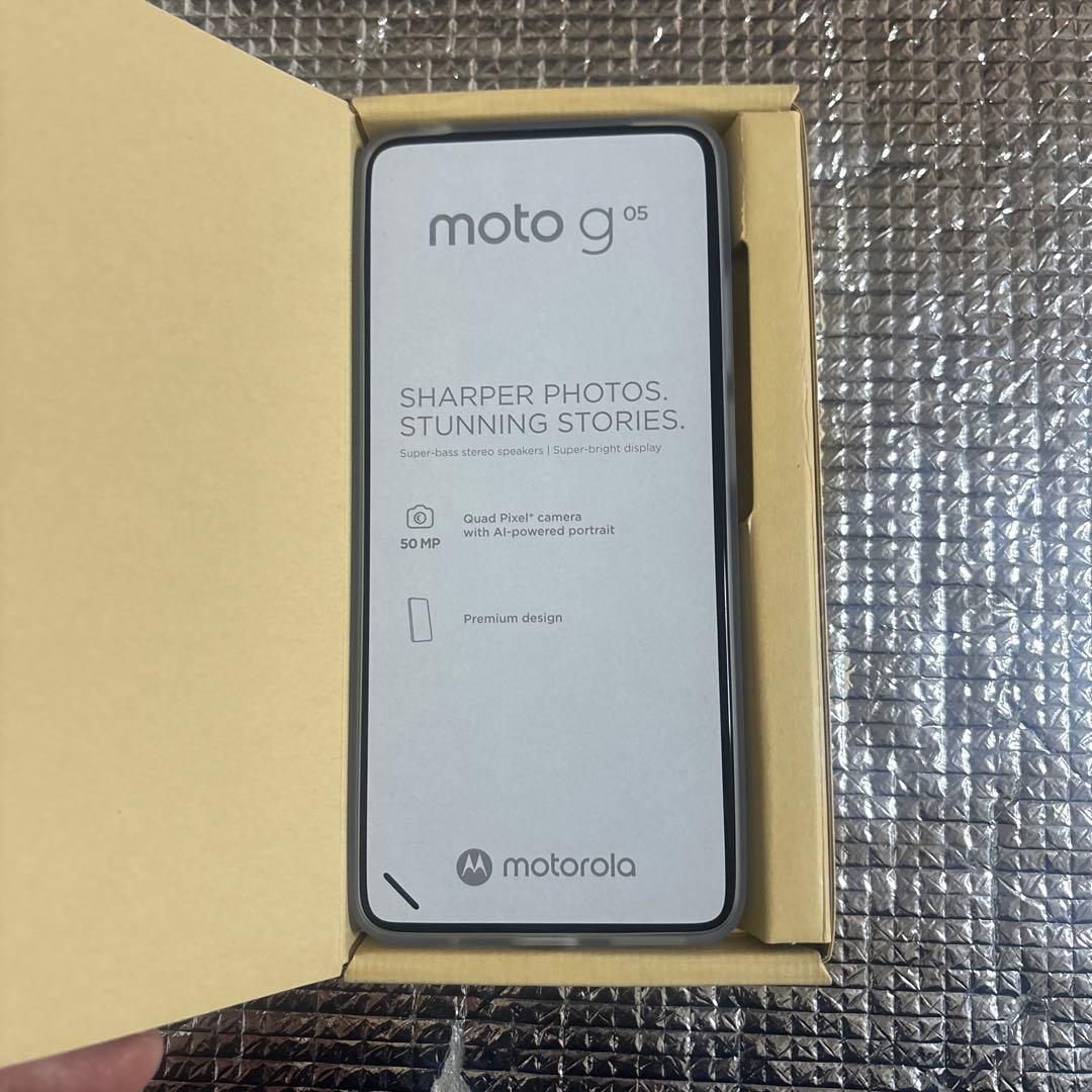 moto g05 新品　未使用品