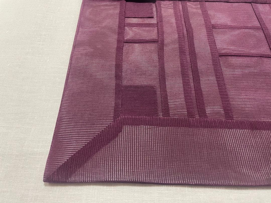 正絹　駒絽　紫　臨済宗　1尺絡子