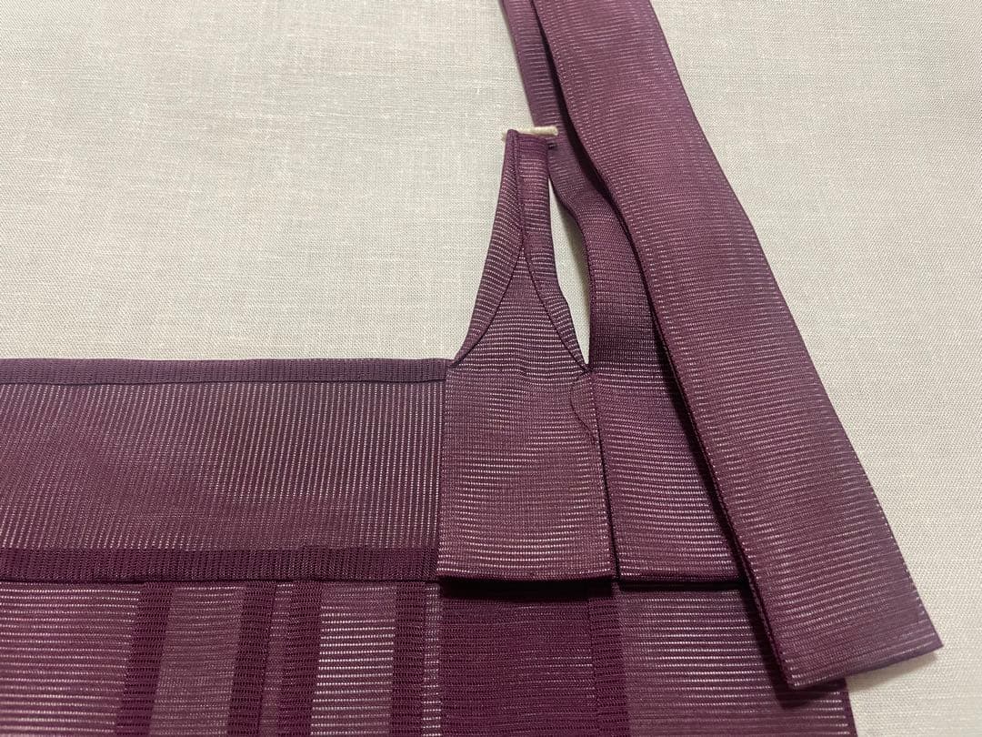 正絹　駒絽　紫　臨済宗　1尺絡子