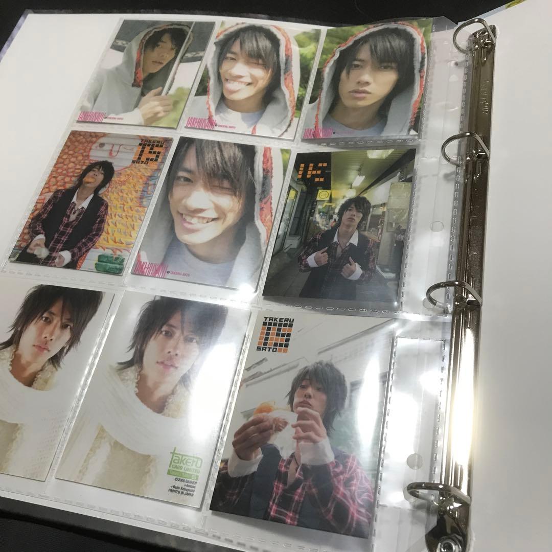 12/20まで出品 佐藤健 バインダー　トレーディングカード 43枚