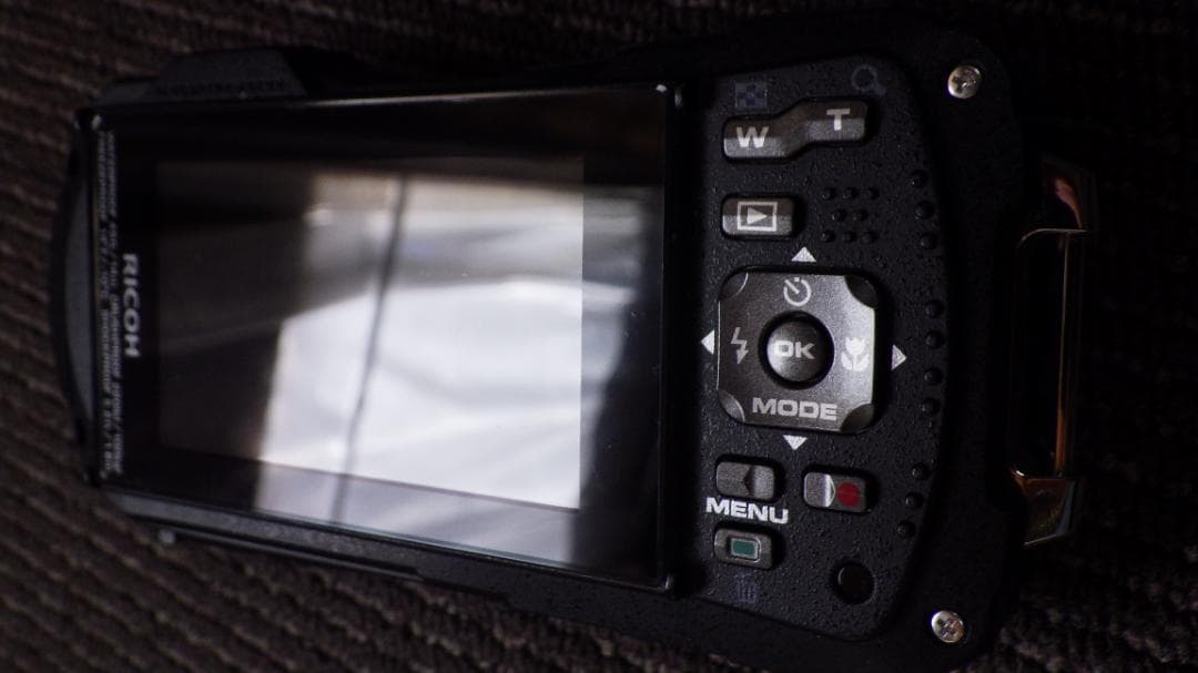 【美品】RICOH リコー WG-70 オレンジ 防水防塵デジタルカメラ