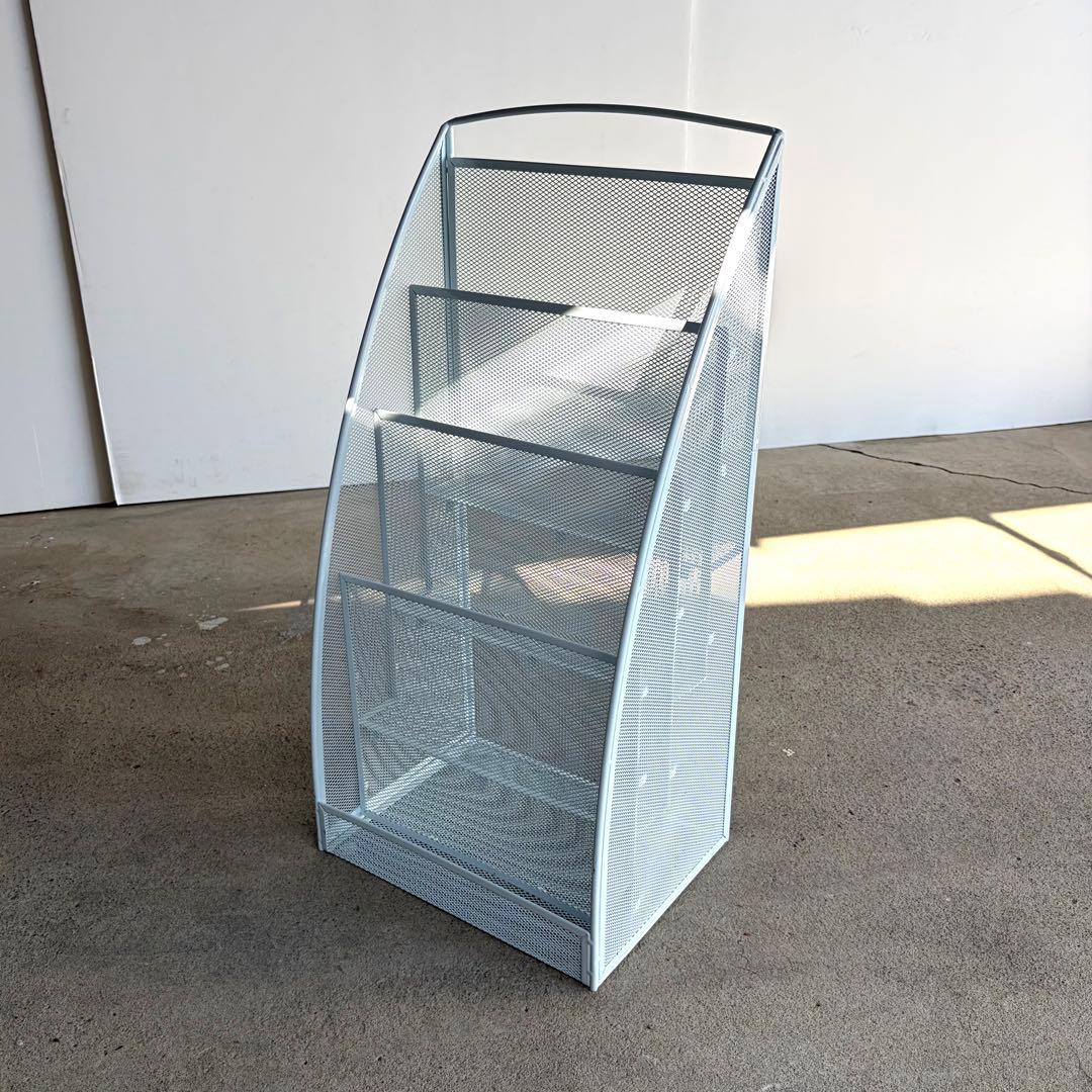 マガジンラック　メッシュ　パンチング　アノニマス　ビンテージ　ポストモダン