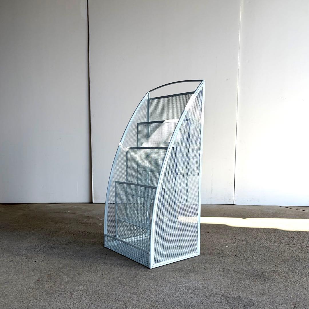 マガジンラック　メッシュ　パンチング　アノニマス　ビンテージ　ポストモダン