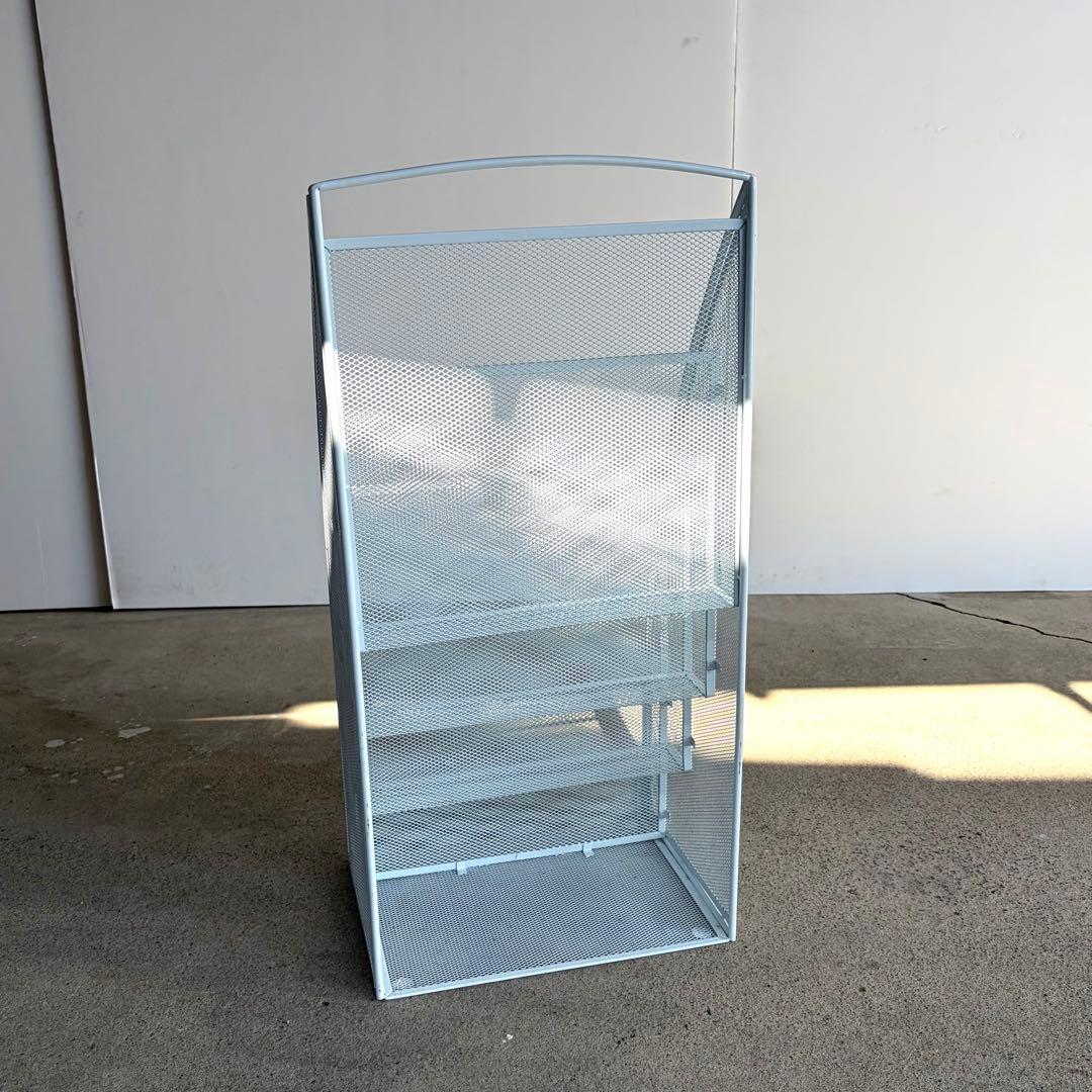 マガジンラック　メッシュ　パンチング　アノニマス　ビンテージ　ポストモダン