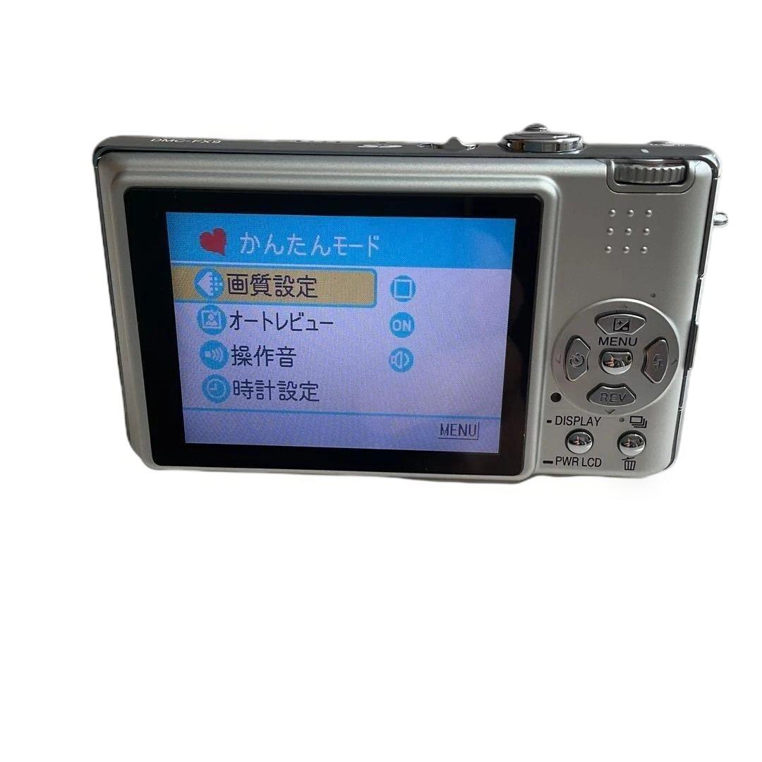 775 Panasonic LUMIX DMC-FX9 デジタルカメラ シルバー