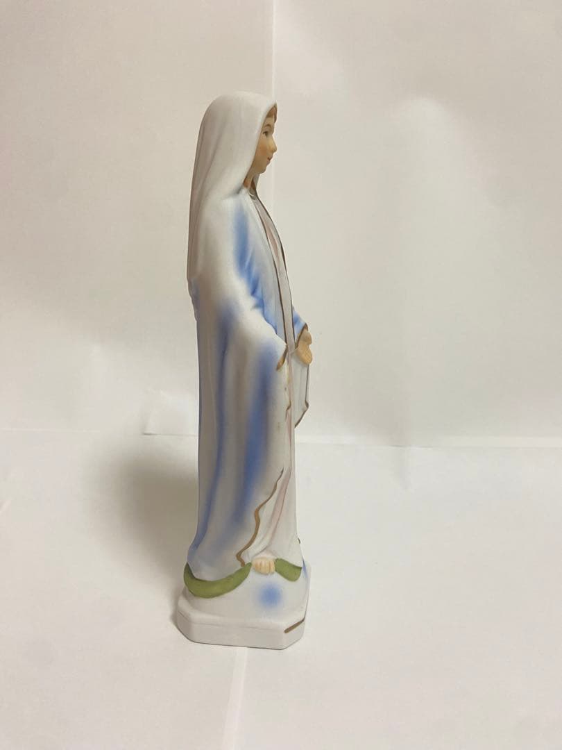 聖母マリア様　置物　カトリック　陶器　アンティーク