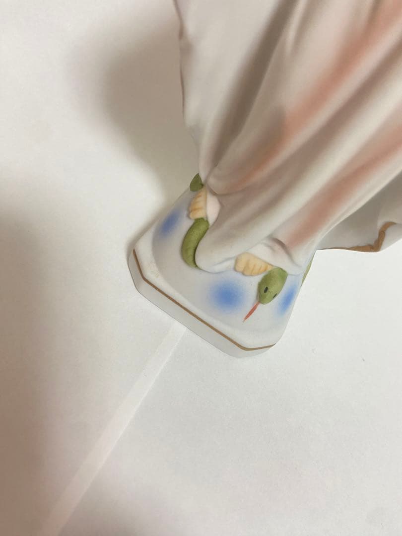 聖母マリア様　置物　カトリック　陶器　アンティーク
