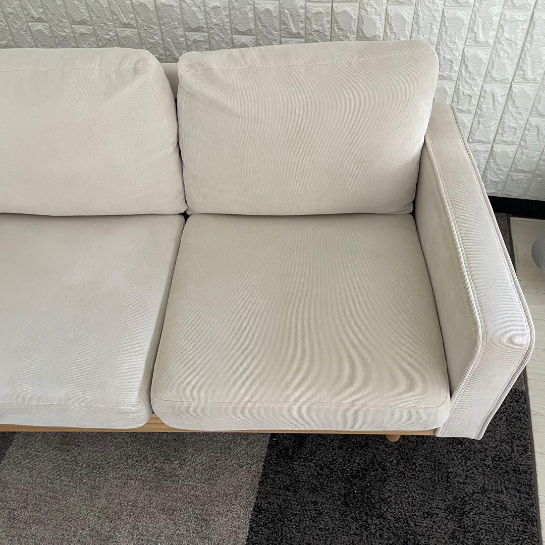 東京23区配送無料✨Moss/モス　コーデュロイソファ　2人掛けソファ　美品
