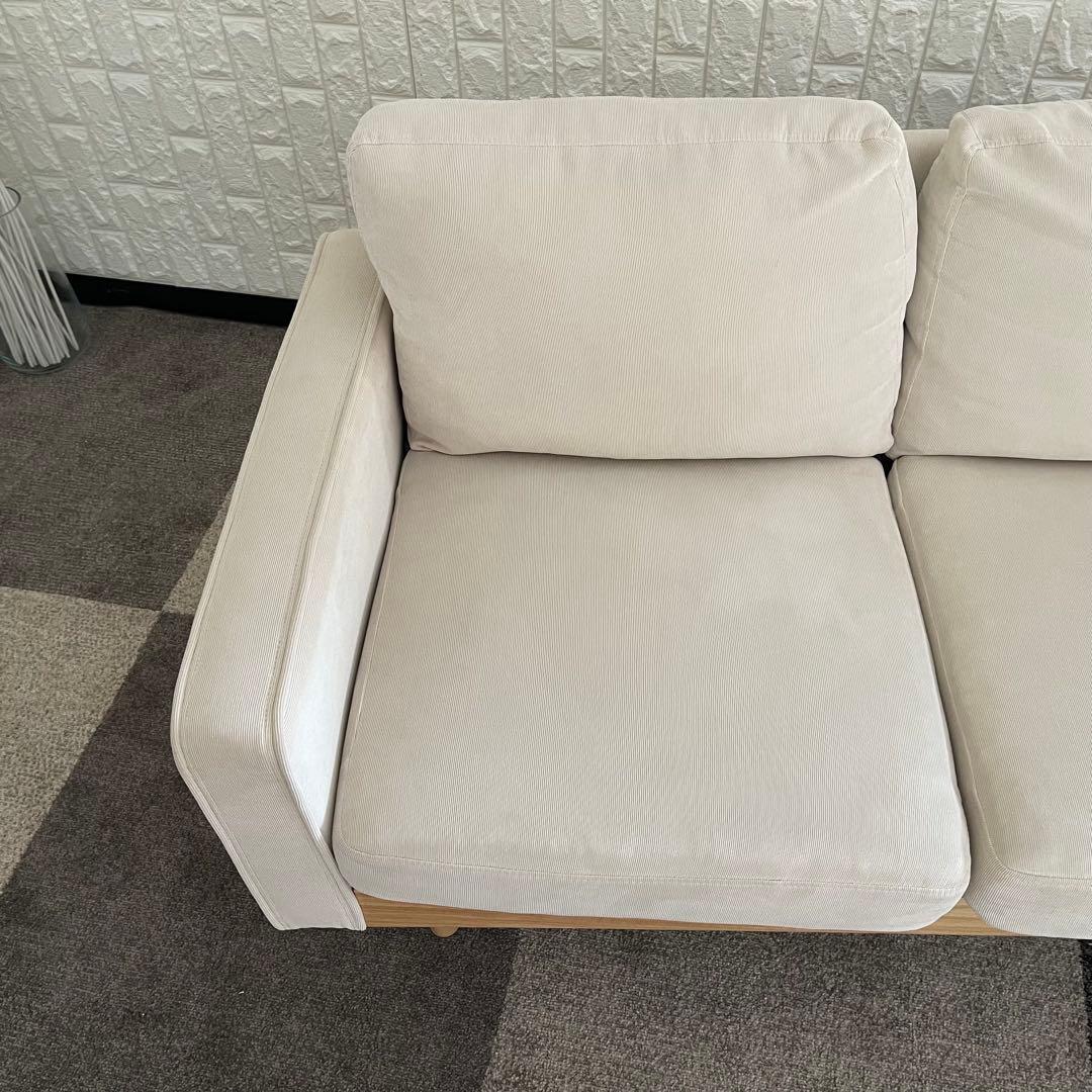 東京23区配送無料✨Moss/モス　コーデュロイソファ　2人掛けソファ　美品