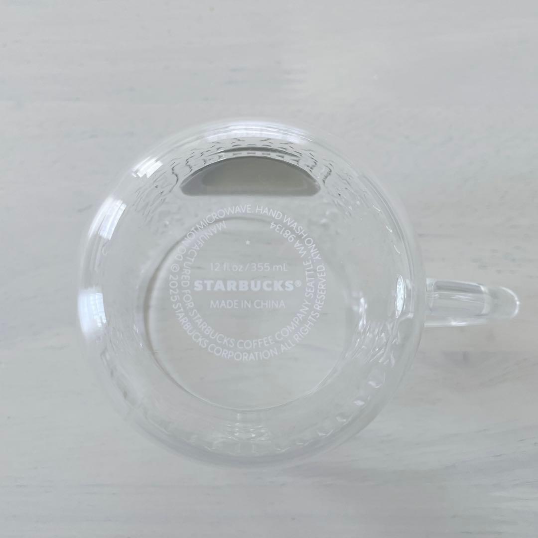 新品 スターバックス ホリデー2025耐熱グラスマグメダル355ml