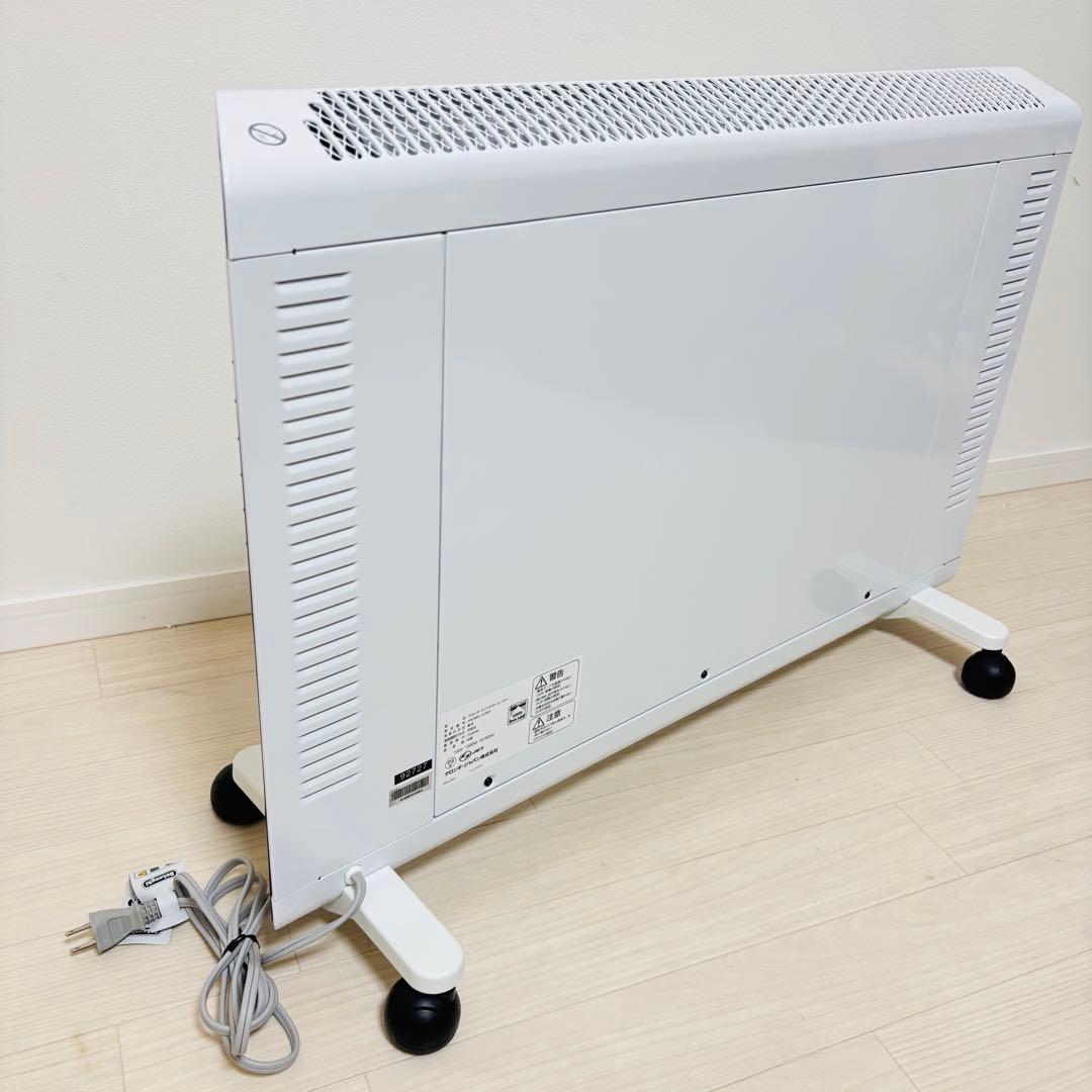 デロンギ コンベクターヒーター HXJ60L12-WH 1200Wホワイト 暖房