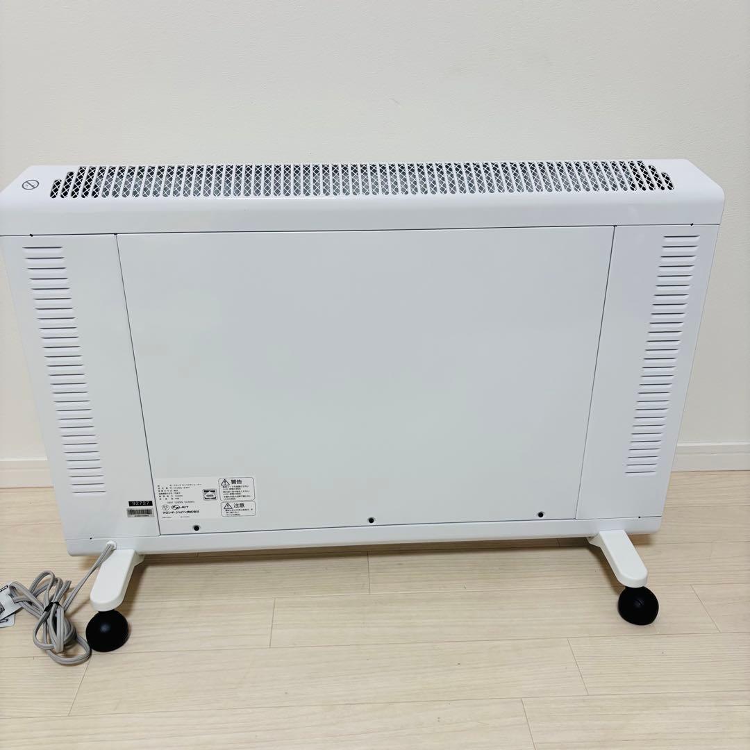 デロンギ コンベクターヒーター HXJ60L12-WH 1200Wホワイト 暖房