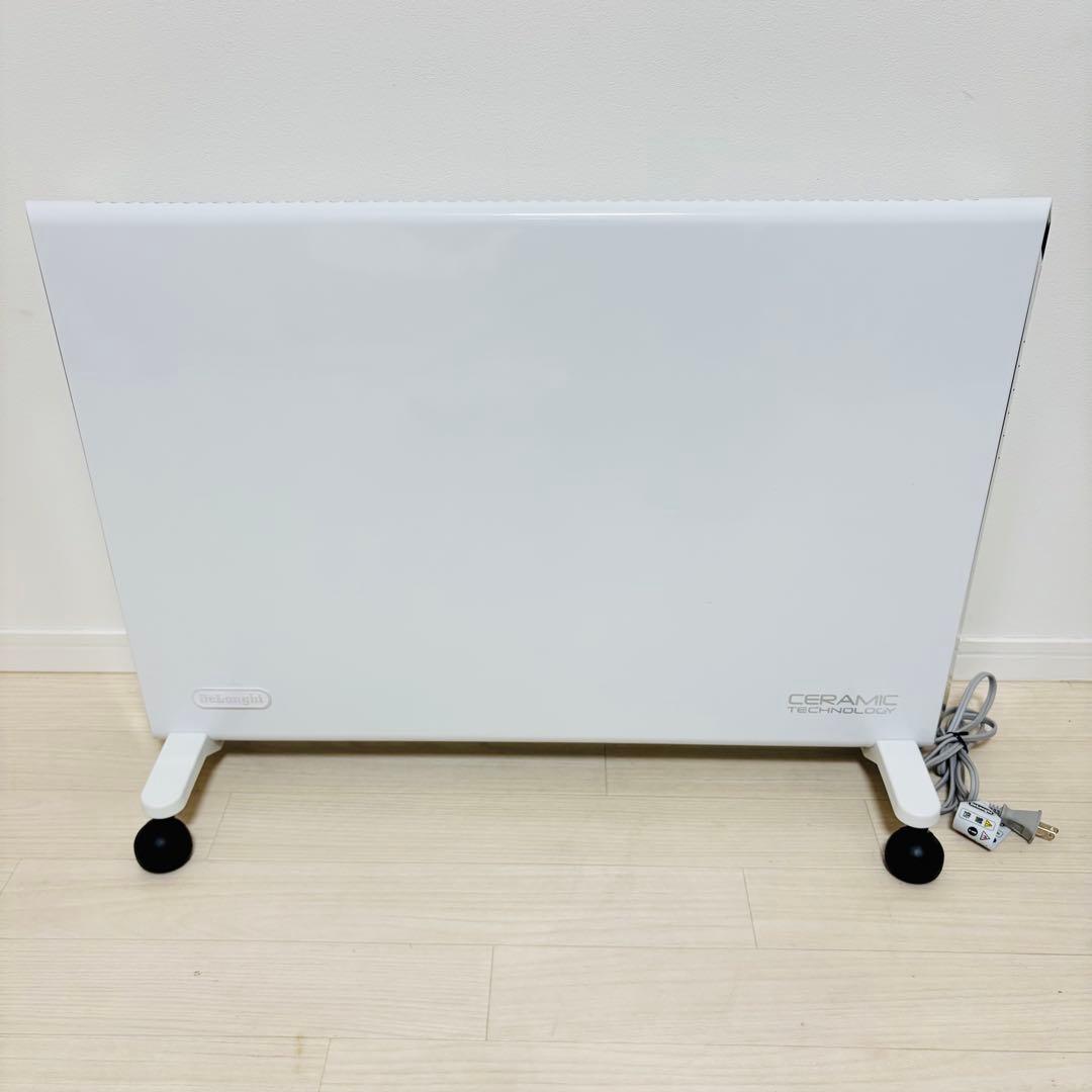 デロンギ コンベクターヒーター HXJ60L12-WH 1200Wホワイト 暖房