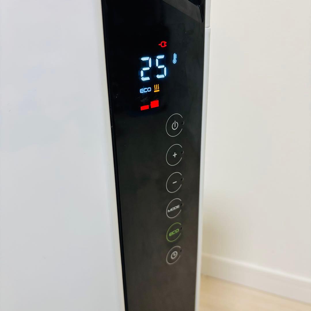 デロンギ コンベクターヒーター HXJ60L12-WH 1200Wホワイト 暖房