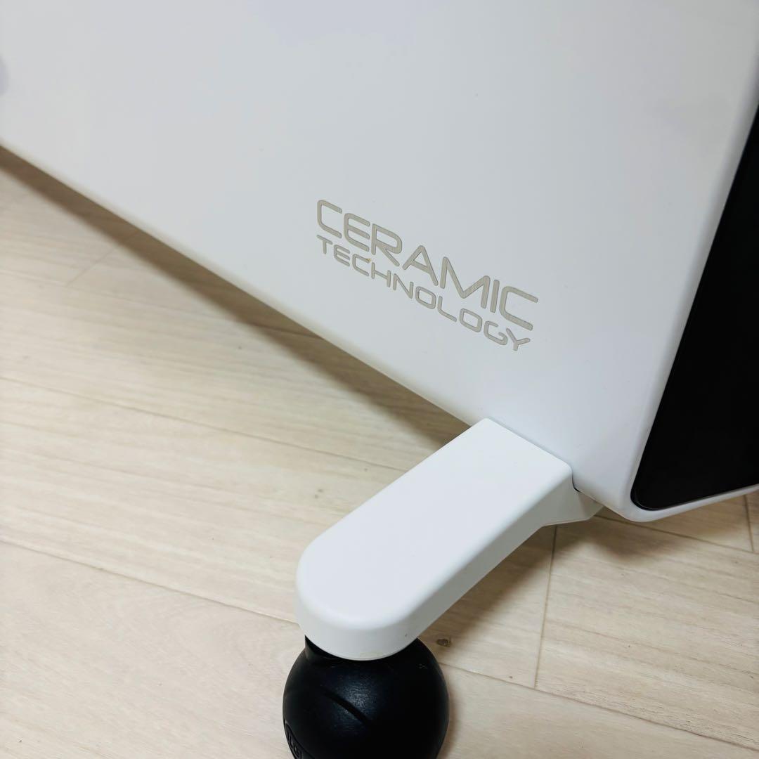 デロンギ コンベクターヒーター HXJ60L12-WH 1200Wホワイト 暖房