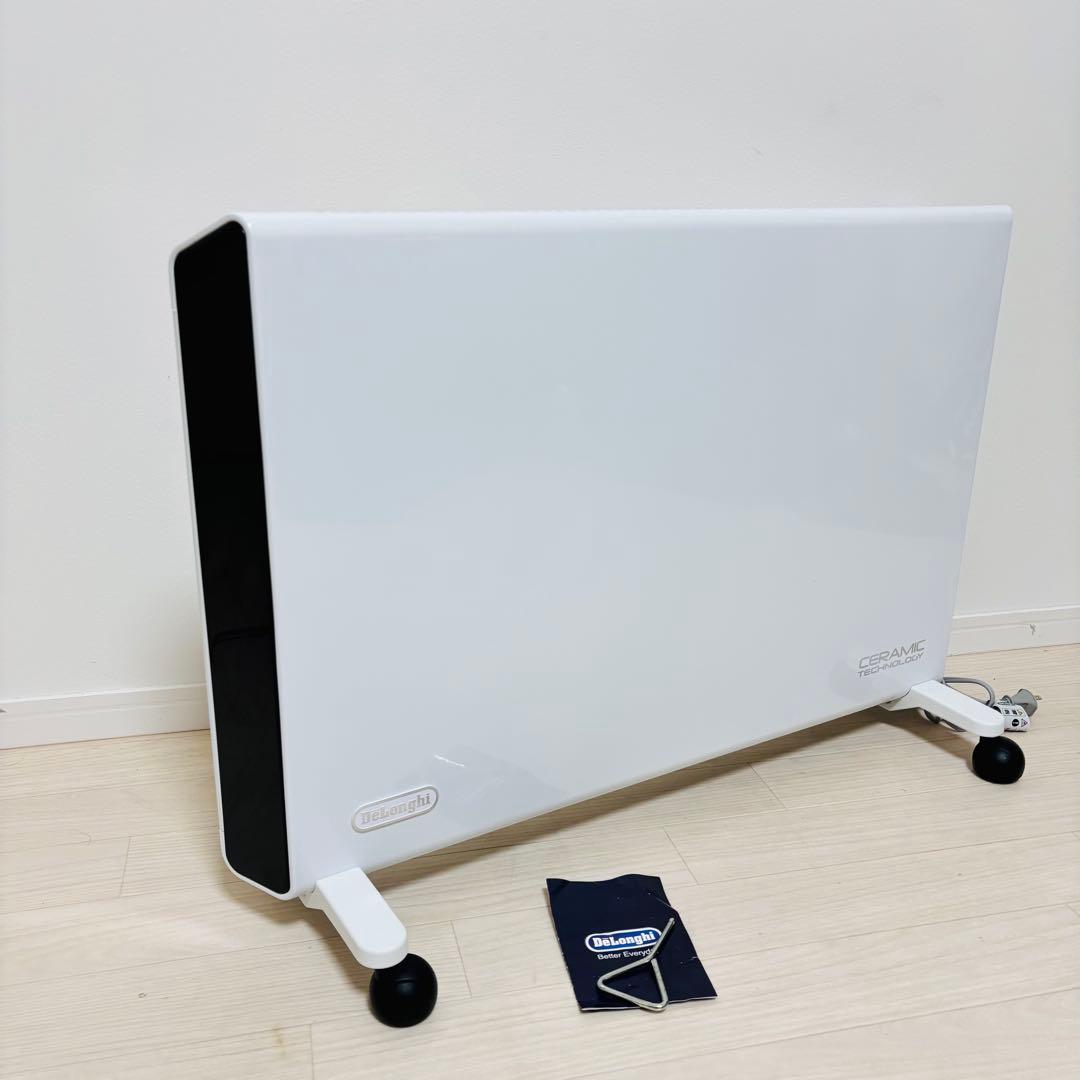 デロンギ コンベクターヒーター HXJ60L12-WH 1200Wホワイト 暖房