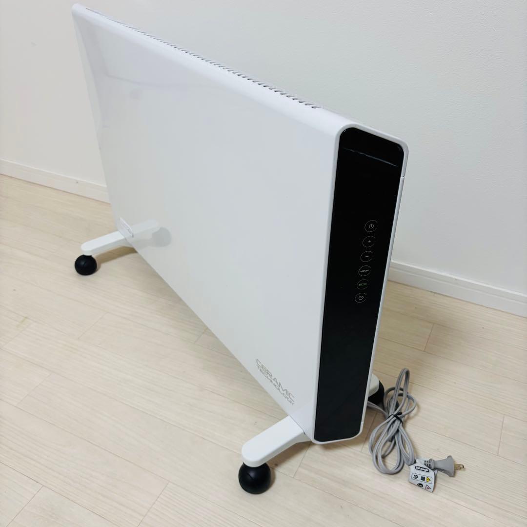 デロンギ コンベクターヒーター HXJ60L12-WH 1200Wホワイト 暖房