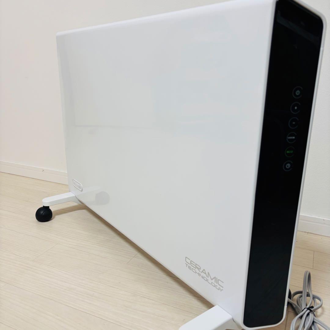 デロンギ コンベクターヒーター HXJ60L12-WH 1200Wホワイト 暖房