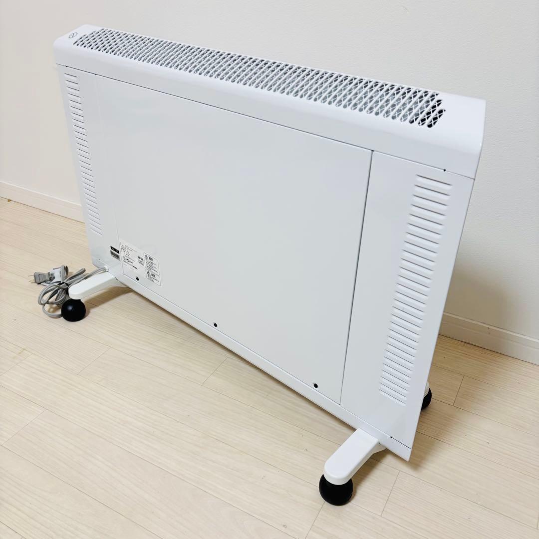 デロンギ コンベクターヒーター HXJ60L12-WH 1200Wホワイト 暖房