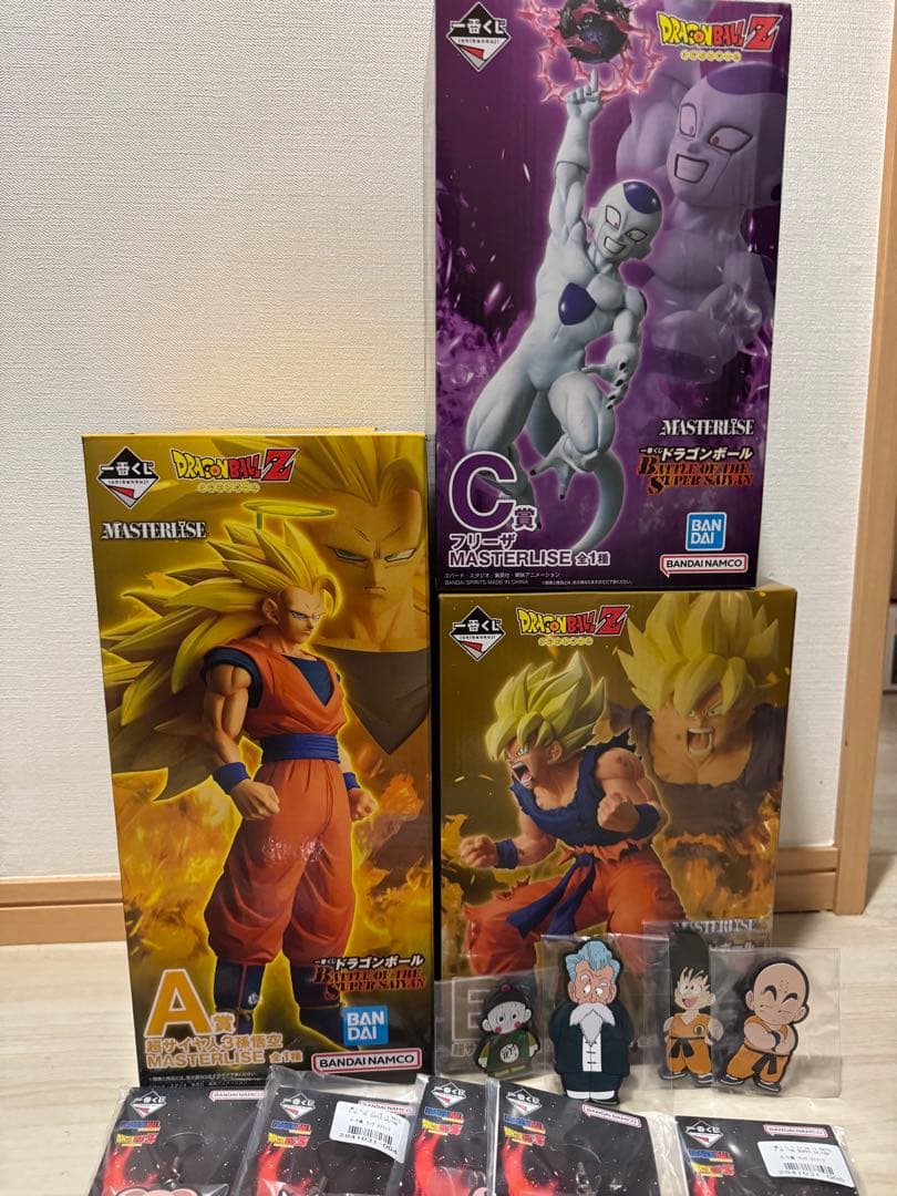 一番くじ ドラゴンボール A賞B賞C賞 未開封 ＋ シール・アクスタ等おまけ