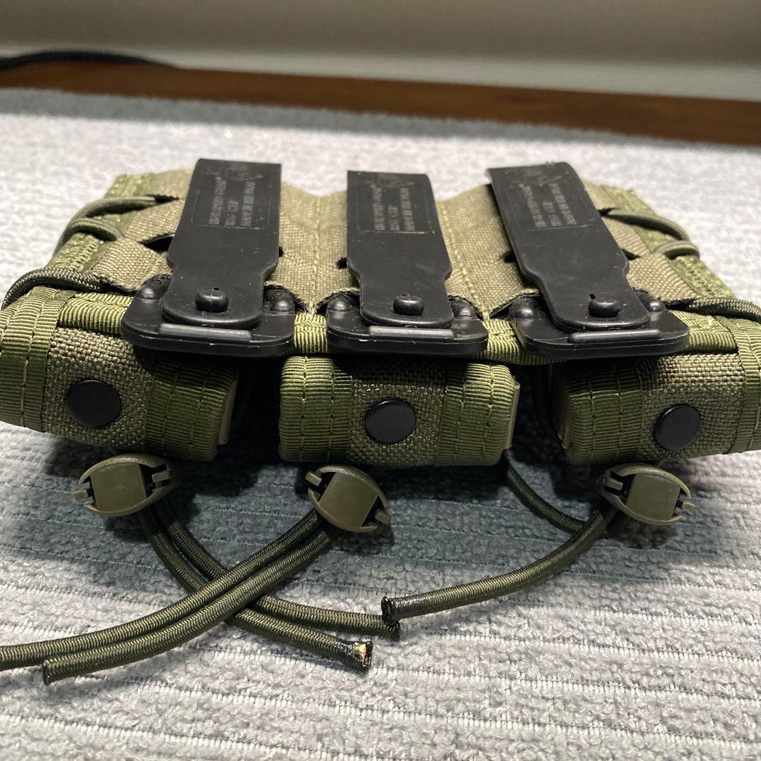 【実物】High Speed Gear 3連ピストルマグポーチ　HSGI プロ用