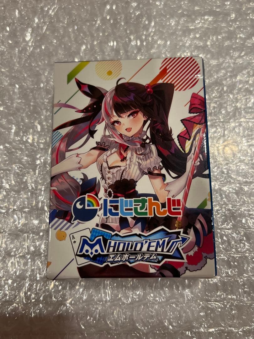 にじさんじコラボ夜見れな　10位以内限定アクリルトロフィー&限定トランプセット