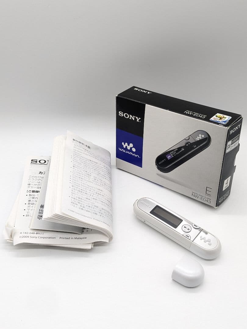 SONY NW-E043 ウォークマン 4GB SW シルバー ホワイト