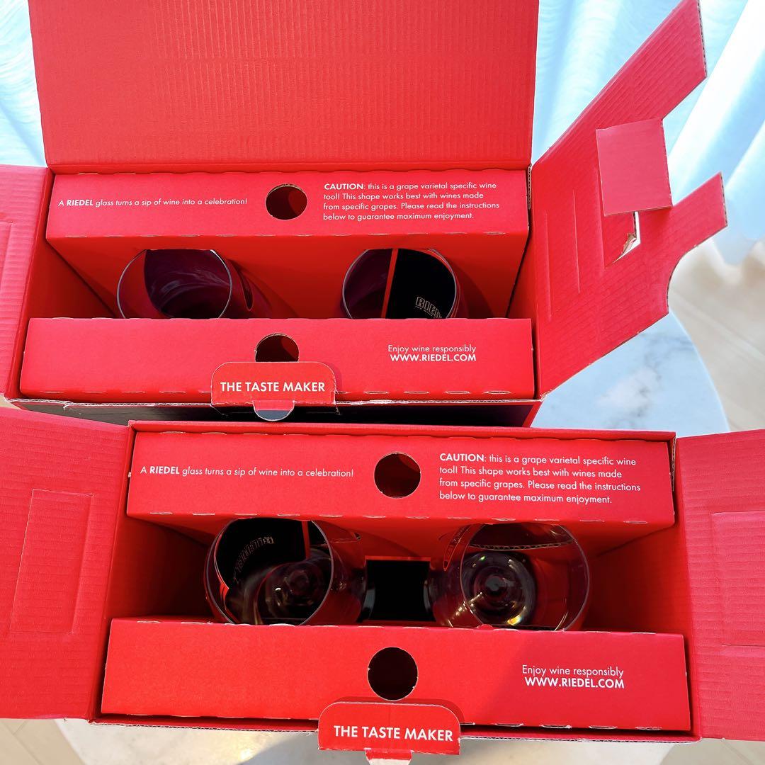 リーデル RIEDEL Heart to Heart ペアワイングラス ×２箱