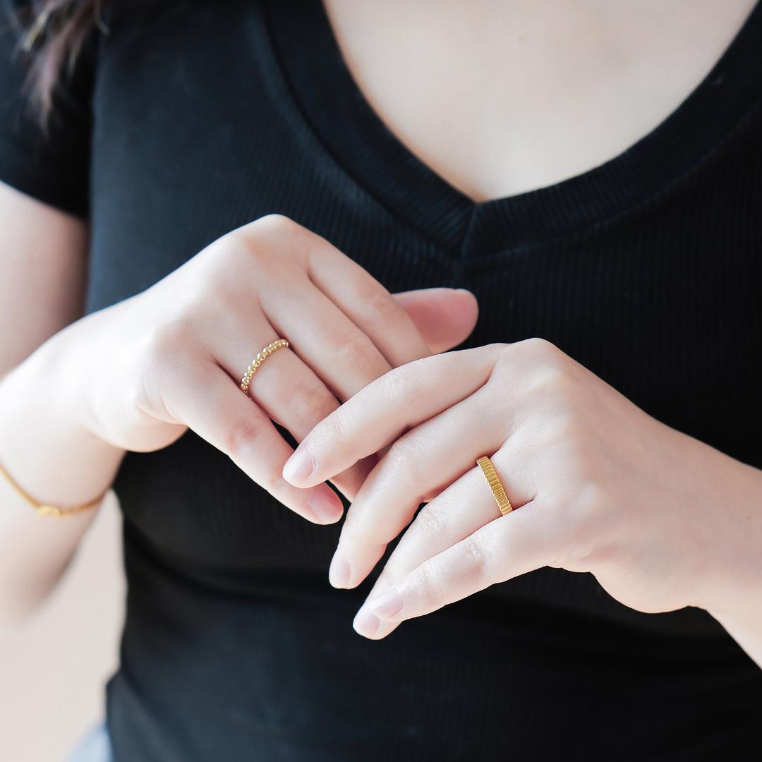 グログランギザギザリングC0117　(4週間発送）