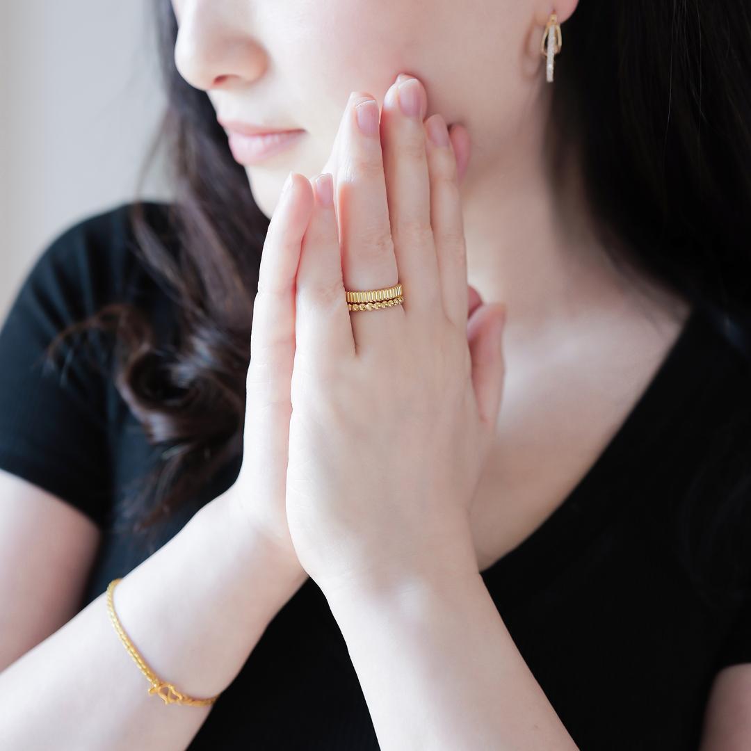 グログランギザギザリングC0117　(4週間発送）