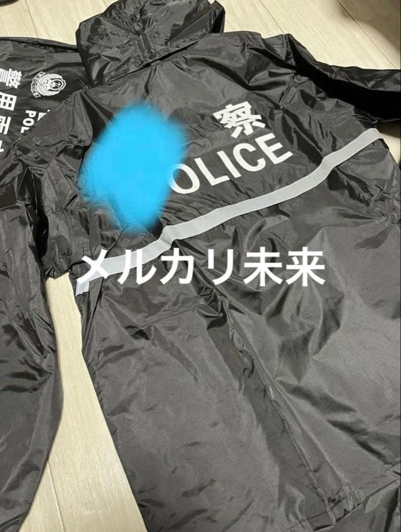 中国警察 レインコート