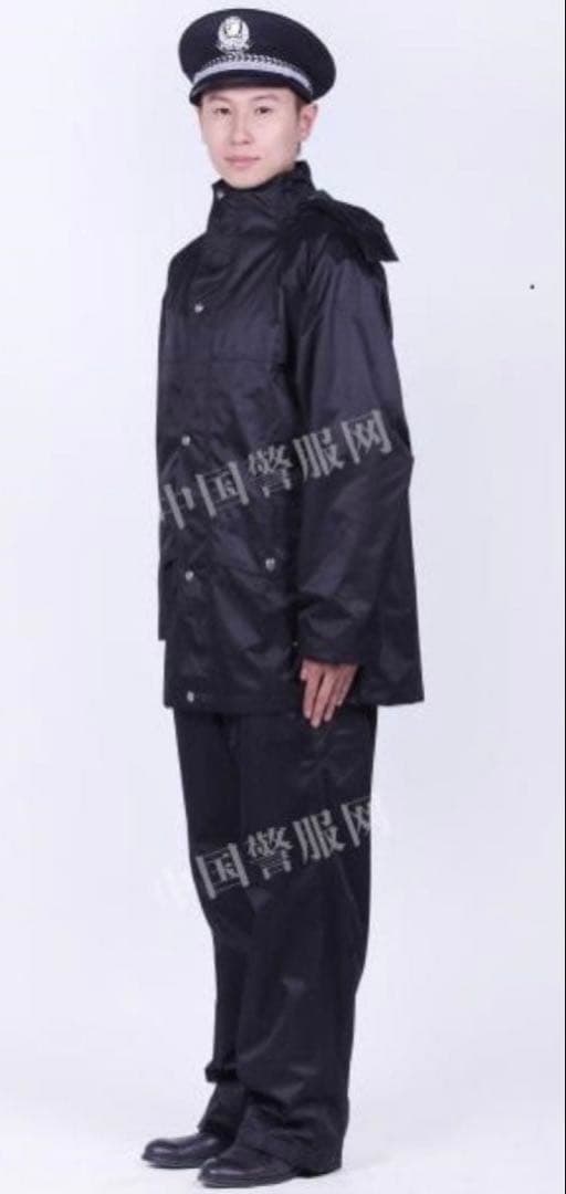 中国警察 レインコート