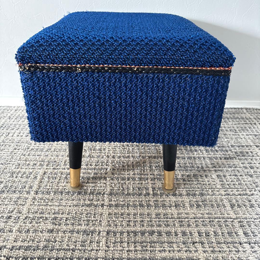 アンティーク　レトロ　チェスト　鶴　昭和レトロ裁縫箱　和柄　脚付