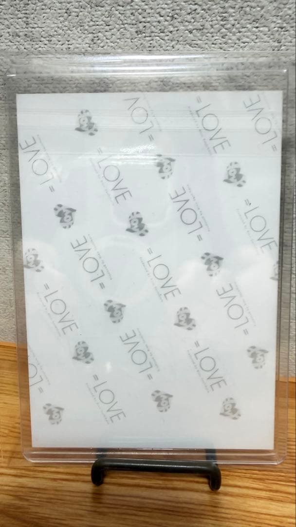 ＝LOVE 佐々木舞香直筆生写真チュウ　コメントあり