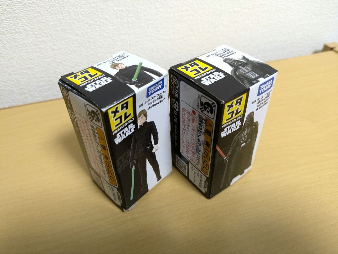 【未使用】メタコレ スター・ウォーズ ルーク・スカイウォーカー ダース・ベイダー