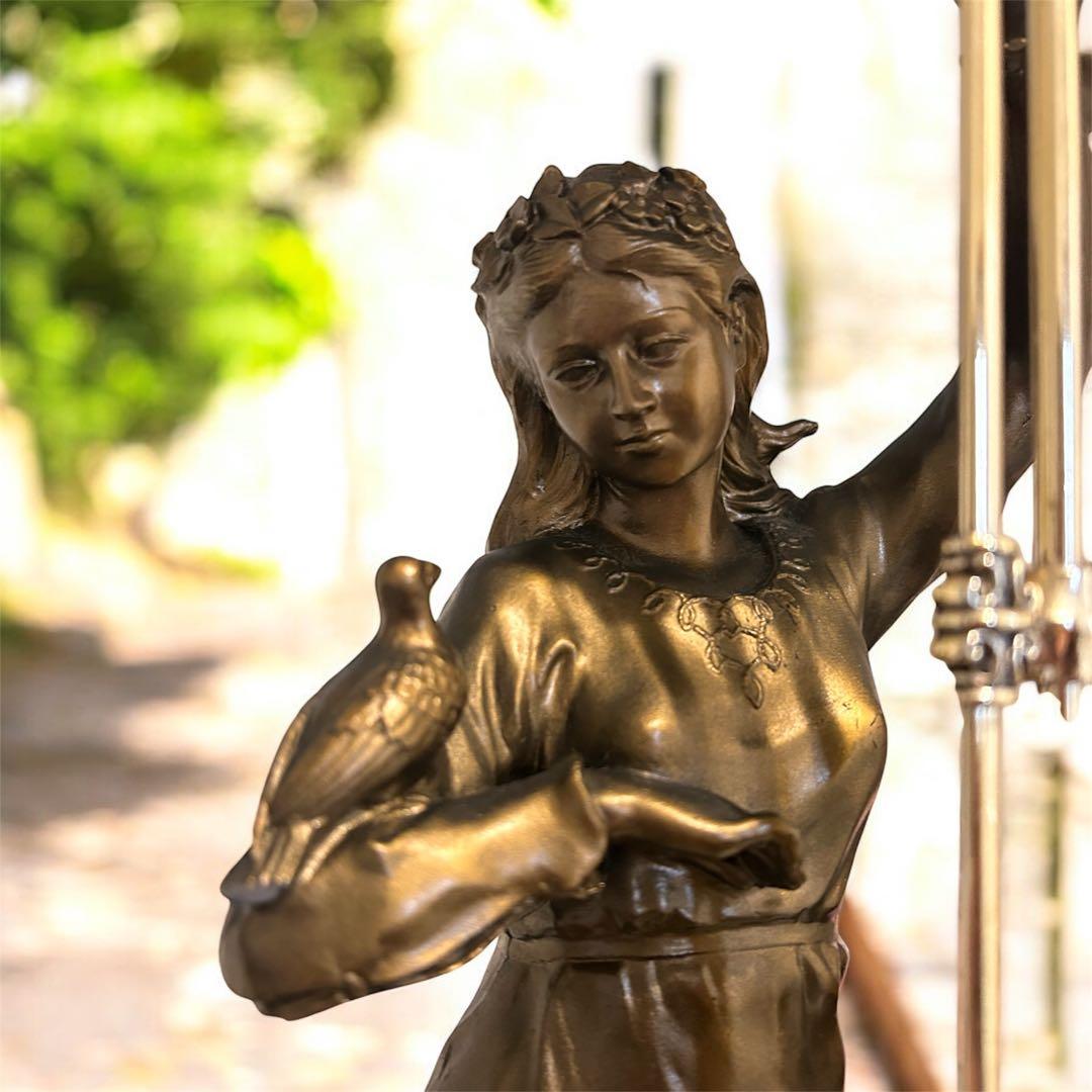 CITIZEN シチズン 振り子時計 置時計 美品 ブロンズ風