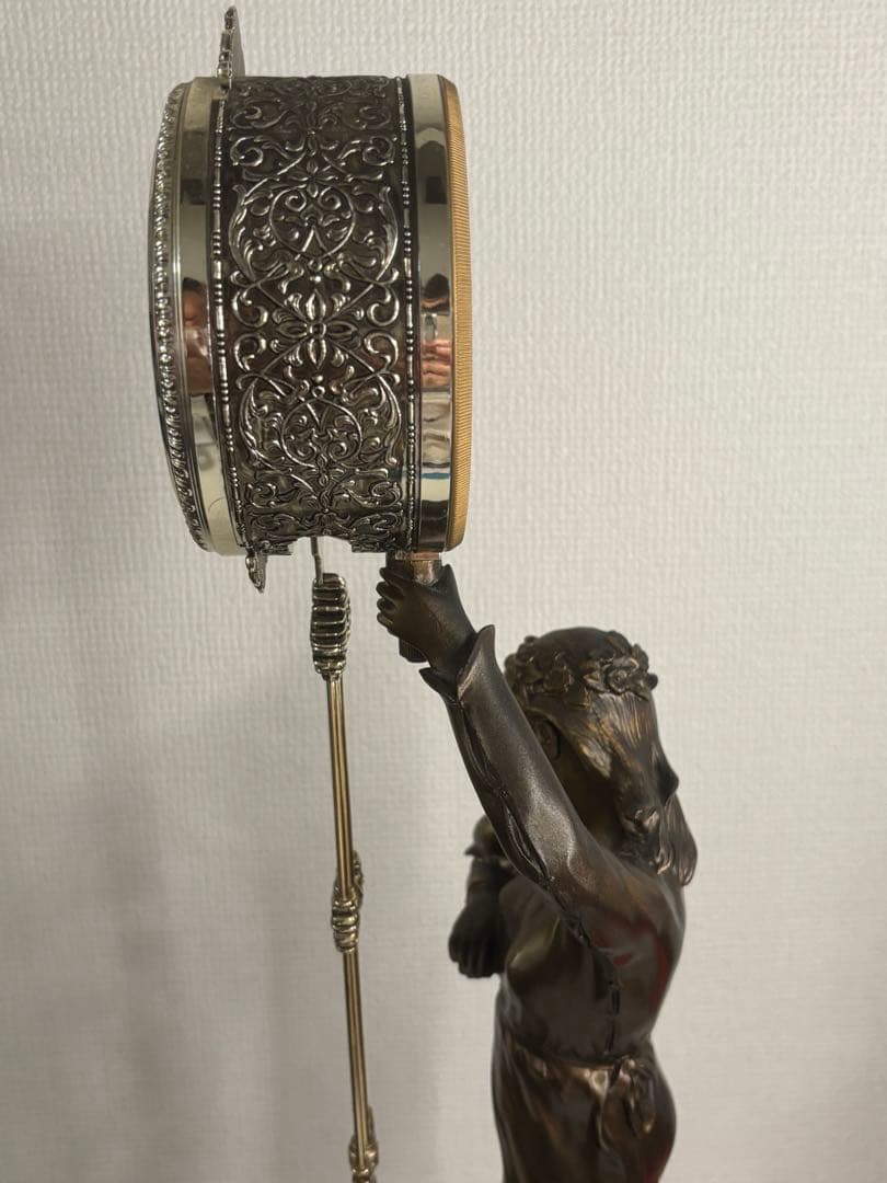 CITIZEN シチズン 振り子時計 置時計 美品 ブロンズ風