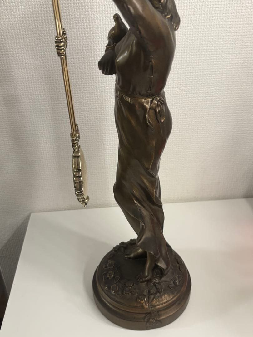 CITIZEN シチズン 振り子時計 置時計 美品 ブロンズ風