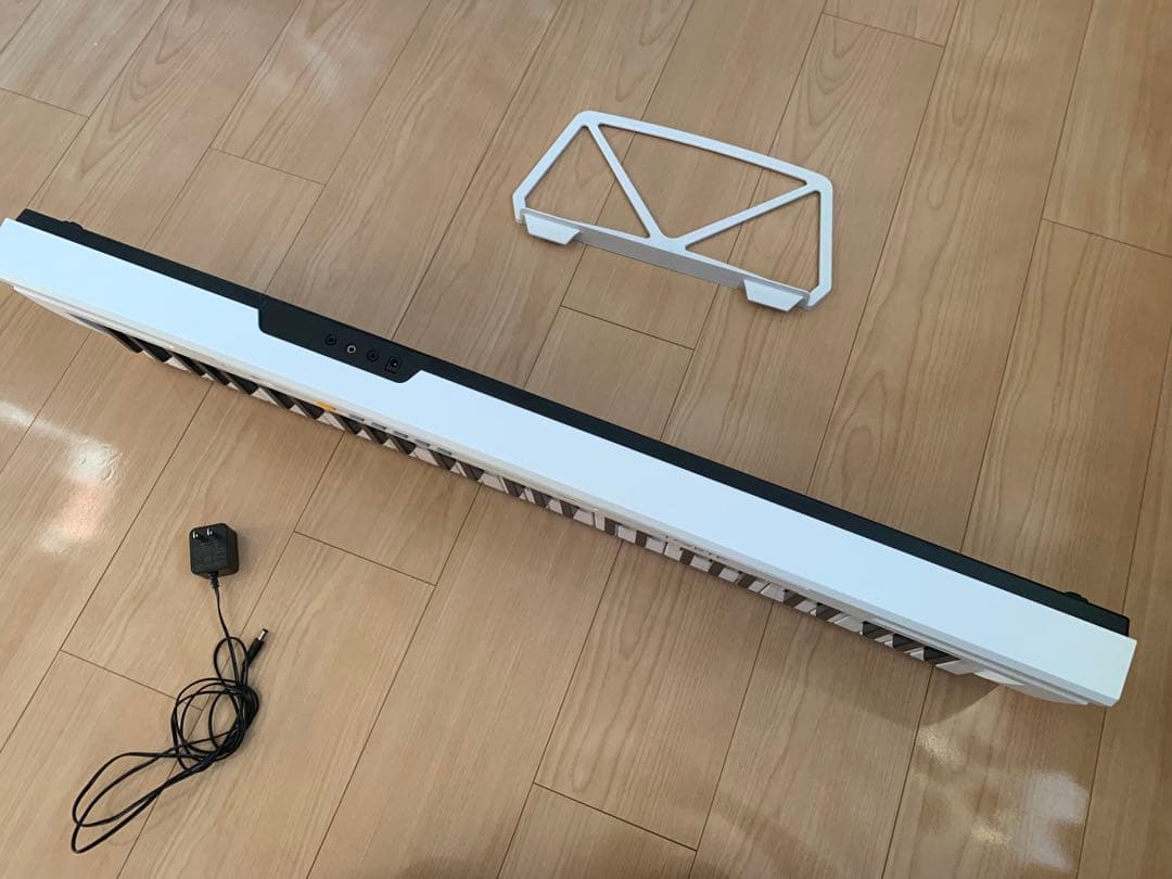 【林】TORTE 61鍵 ホワイト電子ピアノ 本体