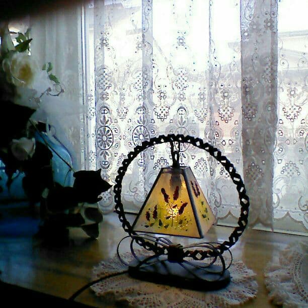 ☆超美品☆    ラベンダーランプ