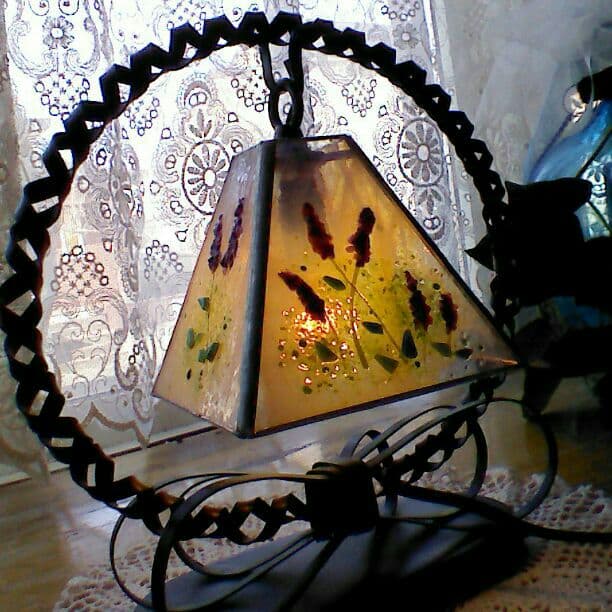 ☆超美品☆    ラベンダーランプ