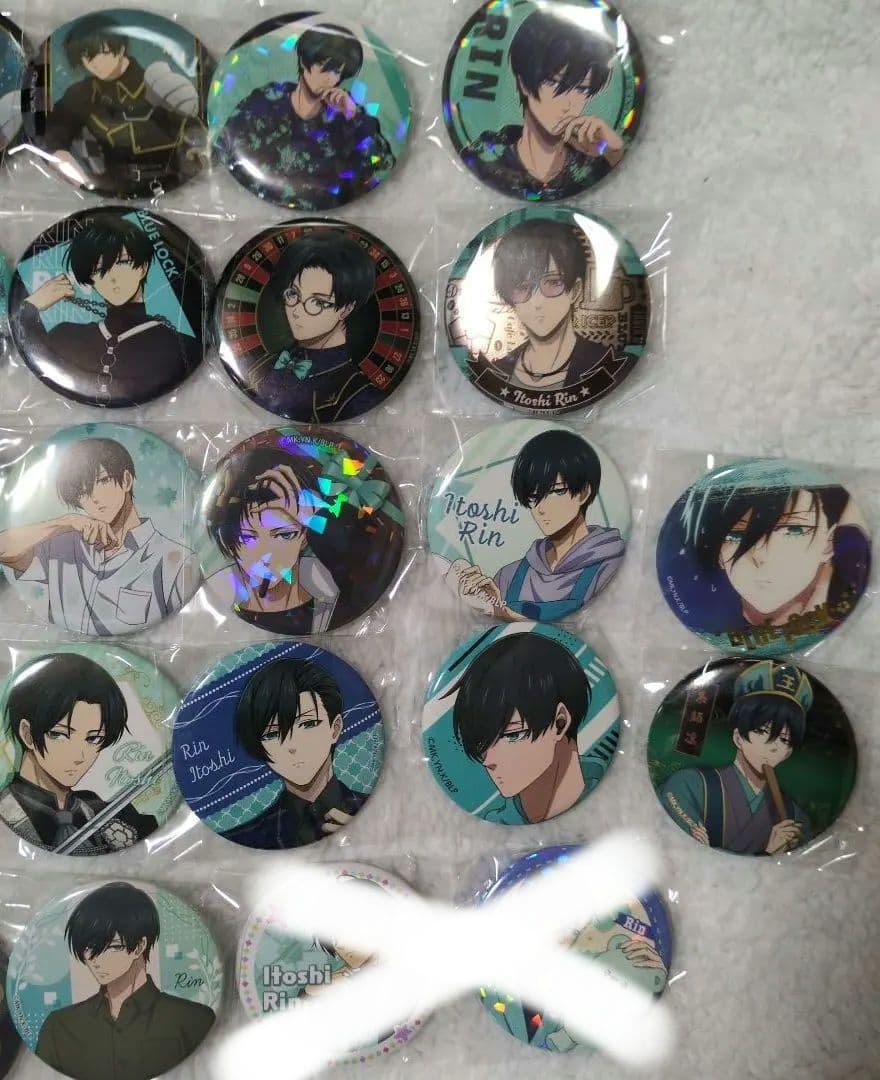 ブルーロック 糸師凛 缶バッジ まとめ売り 26点セット