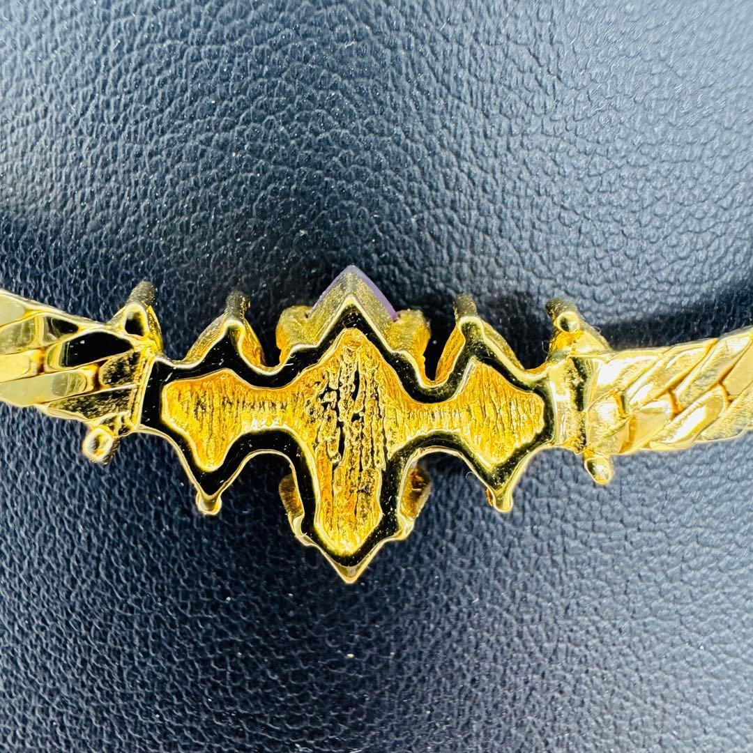 ✨Dior✨ディオール✨CD✨パープルストーン✨ゴールド✨ネックレス✨